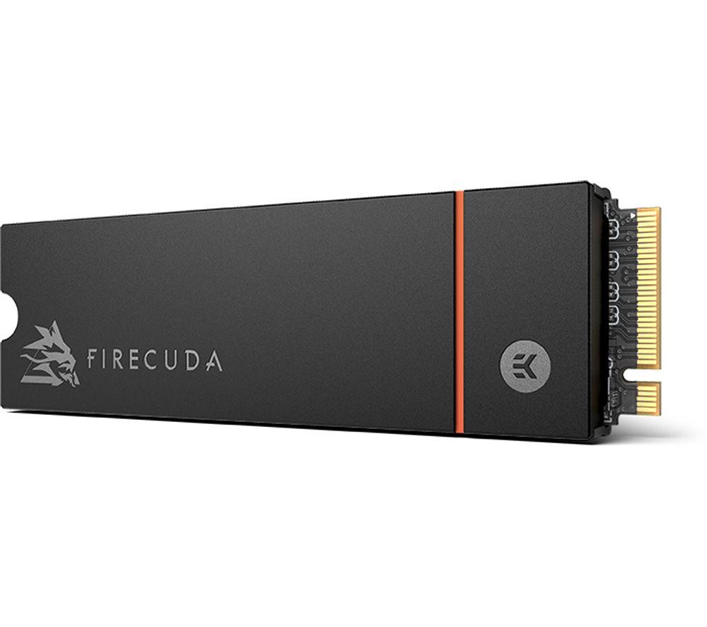 SEAGATE Firecuda 530 M.2 NVMe Internal SSD with Heatsink - 500 GB  Black