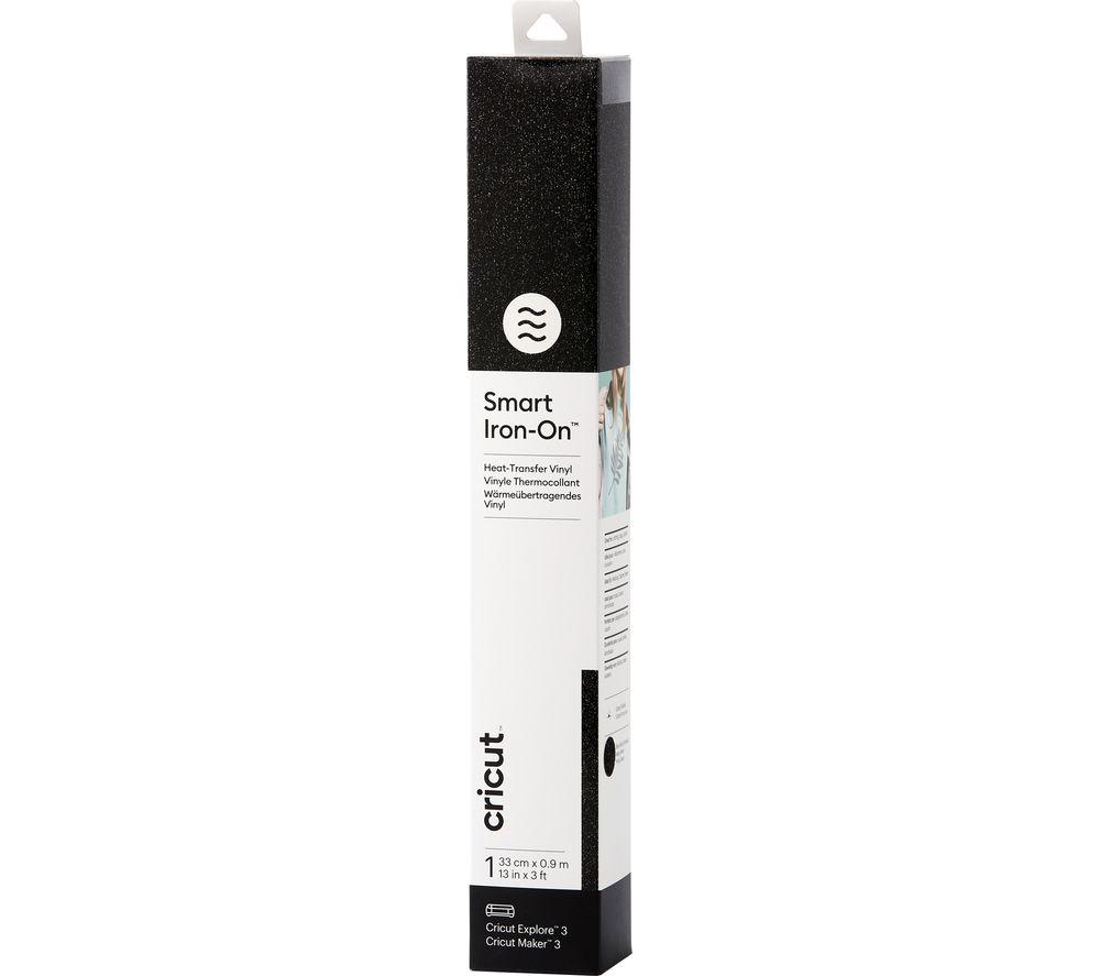 CRICUT CR7 Smart Iron-On Heat-Transfer Vinyl - Glitter Black
