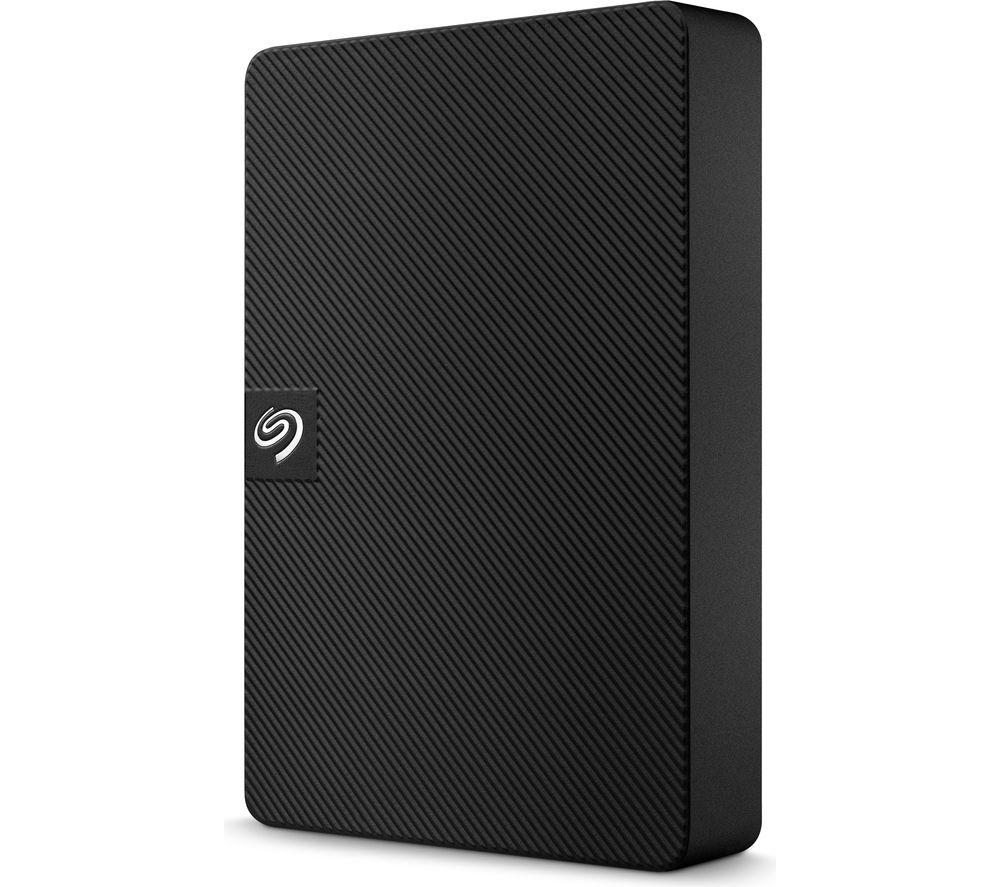 SEAGATE Expansion External Hard Drive - 5 TB  Black  Black