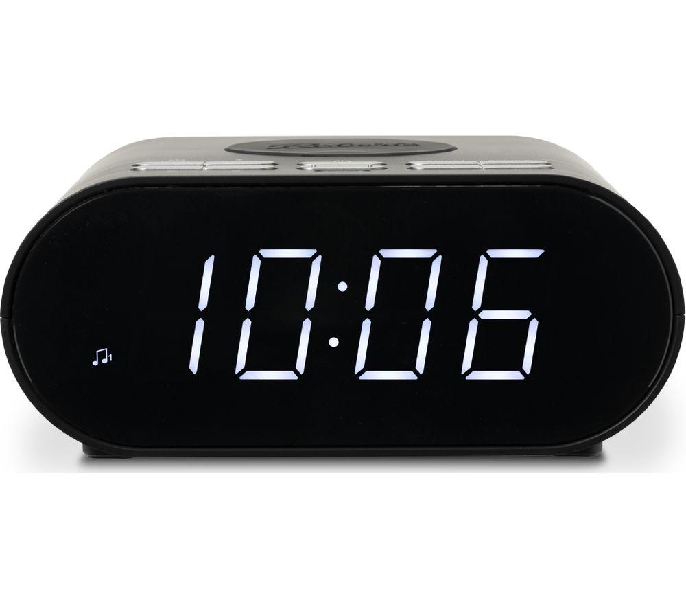 ROBERTS Ortus Charge FM RDS Bluetooth Clock Radio - Black