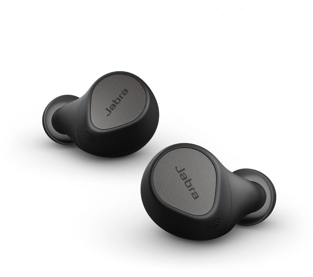 JABRA Elite 7 Pro Wireless Bluetooth Noise-Cancelling Earbuds - Titanium Black
