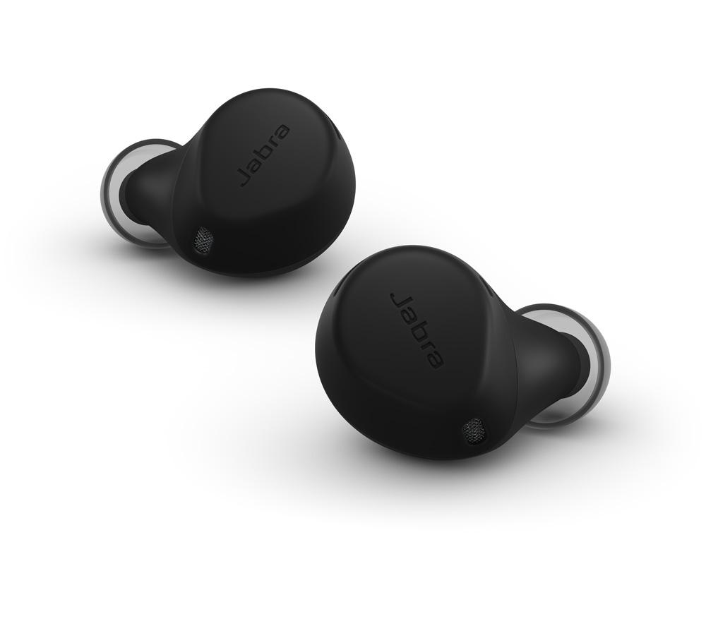 JABRA Elite 7 Active Wireless Bluetooth Noise-Cancelling Earbuds - Black
