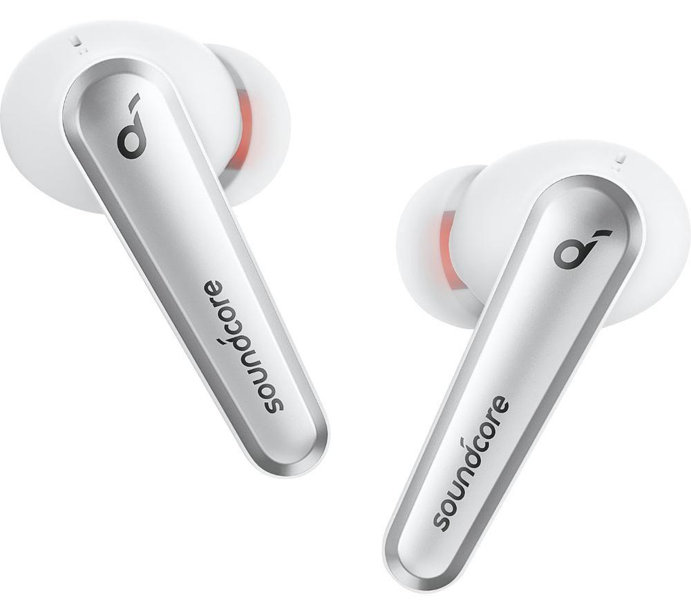 SOUNDCORE Liberty Air 2 Pro Wireless Bluetooth Noise-Cancelling Earbuds - Titanium White