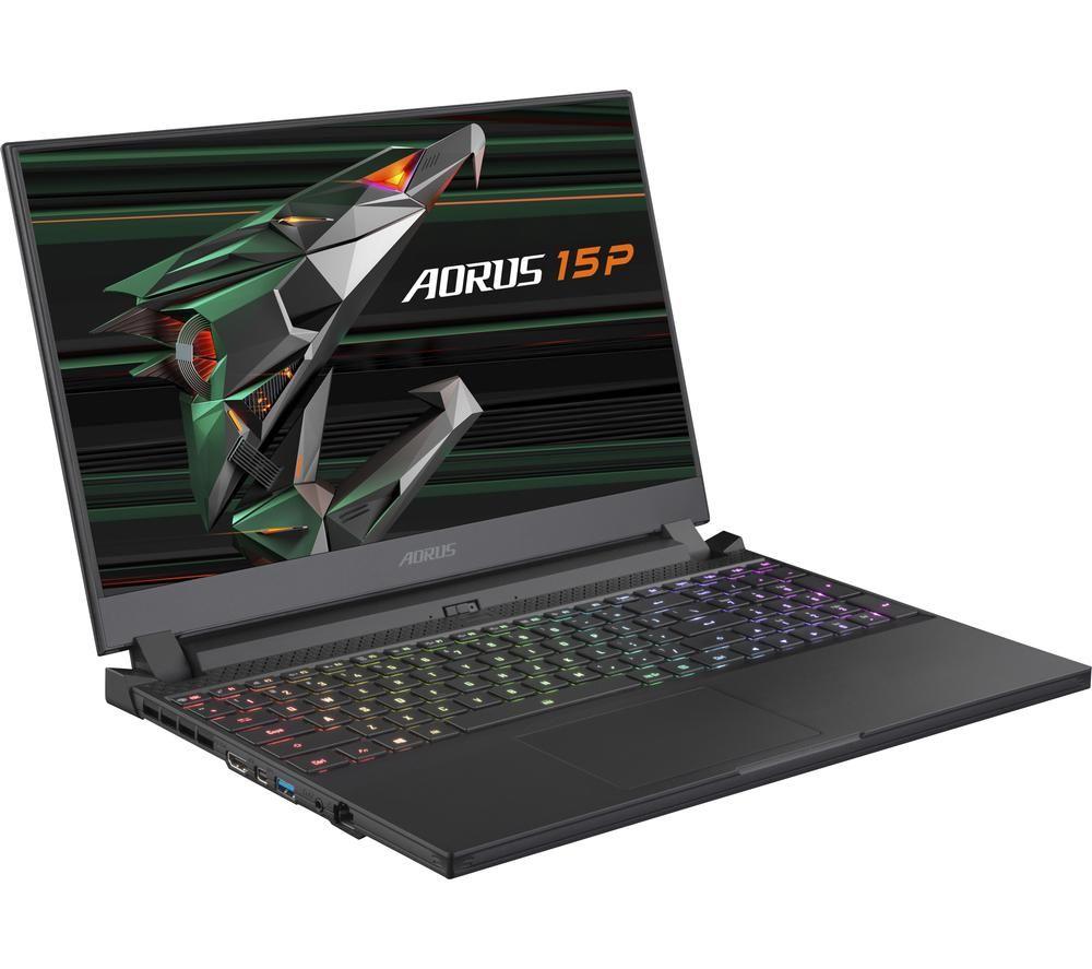 GIGABYTE AORUS 15P 15.6inch Gaming Laptop - IntelCore i7  RTX 3070  1 TB SSD  Black