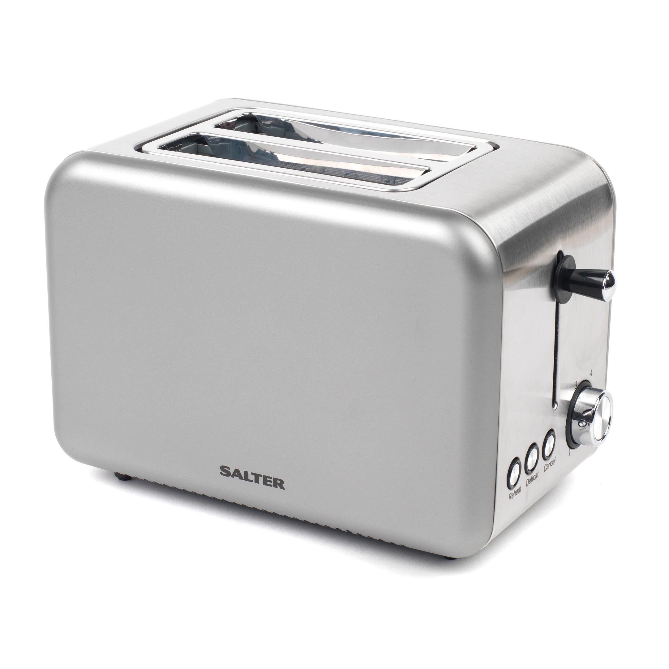 SALTER Polaris EK2652 2-Slice Toaster - Titanium