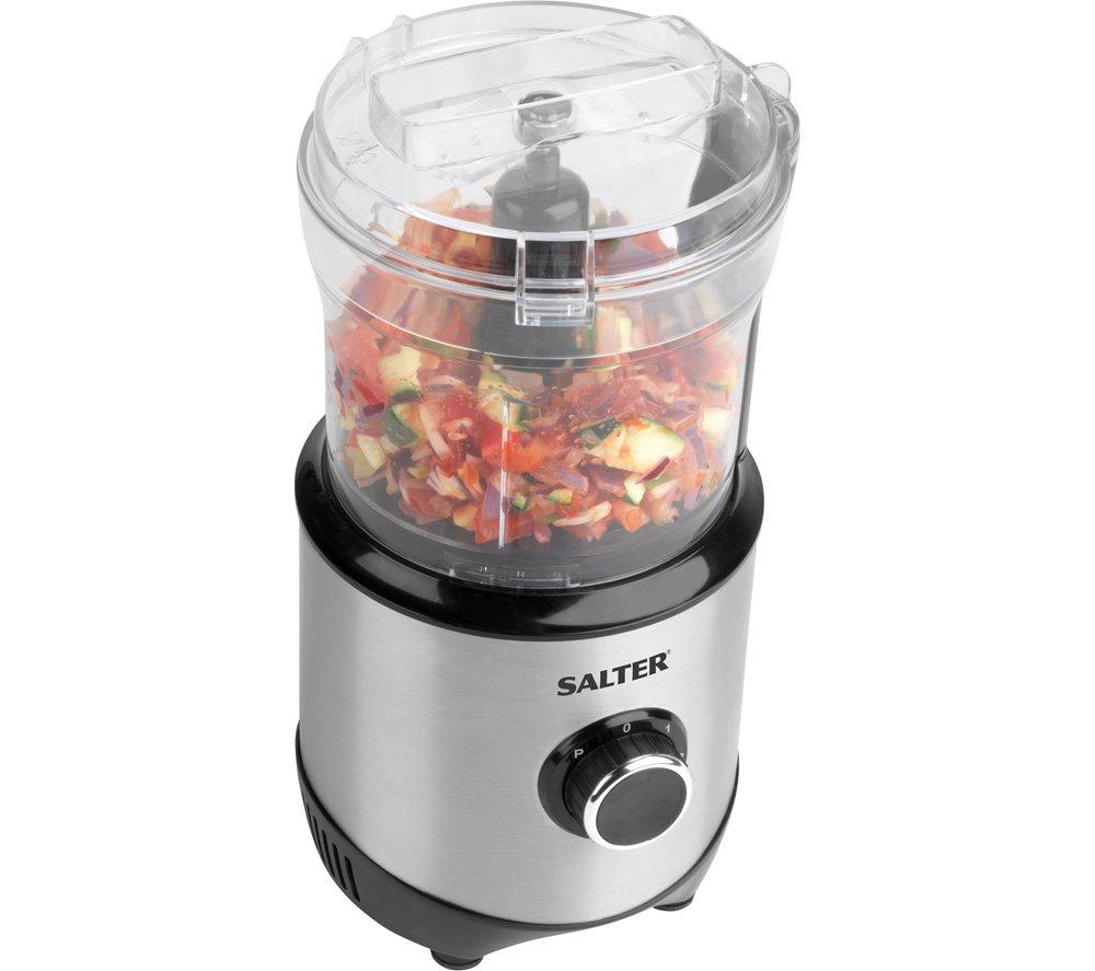 SALTER Mini Pro EK4244 Food Processor - Silver & Black