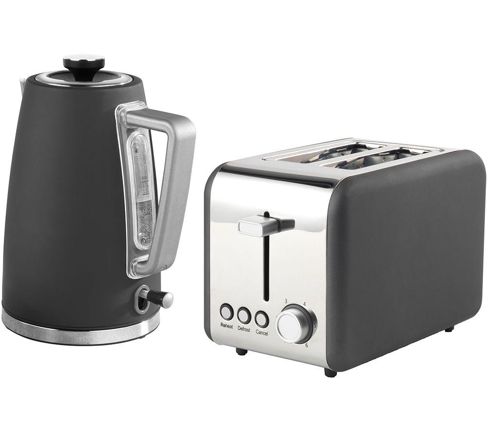 SALTER COMBO-7728 2-Slice Toaster & Jug Kettle Bundle - Grey