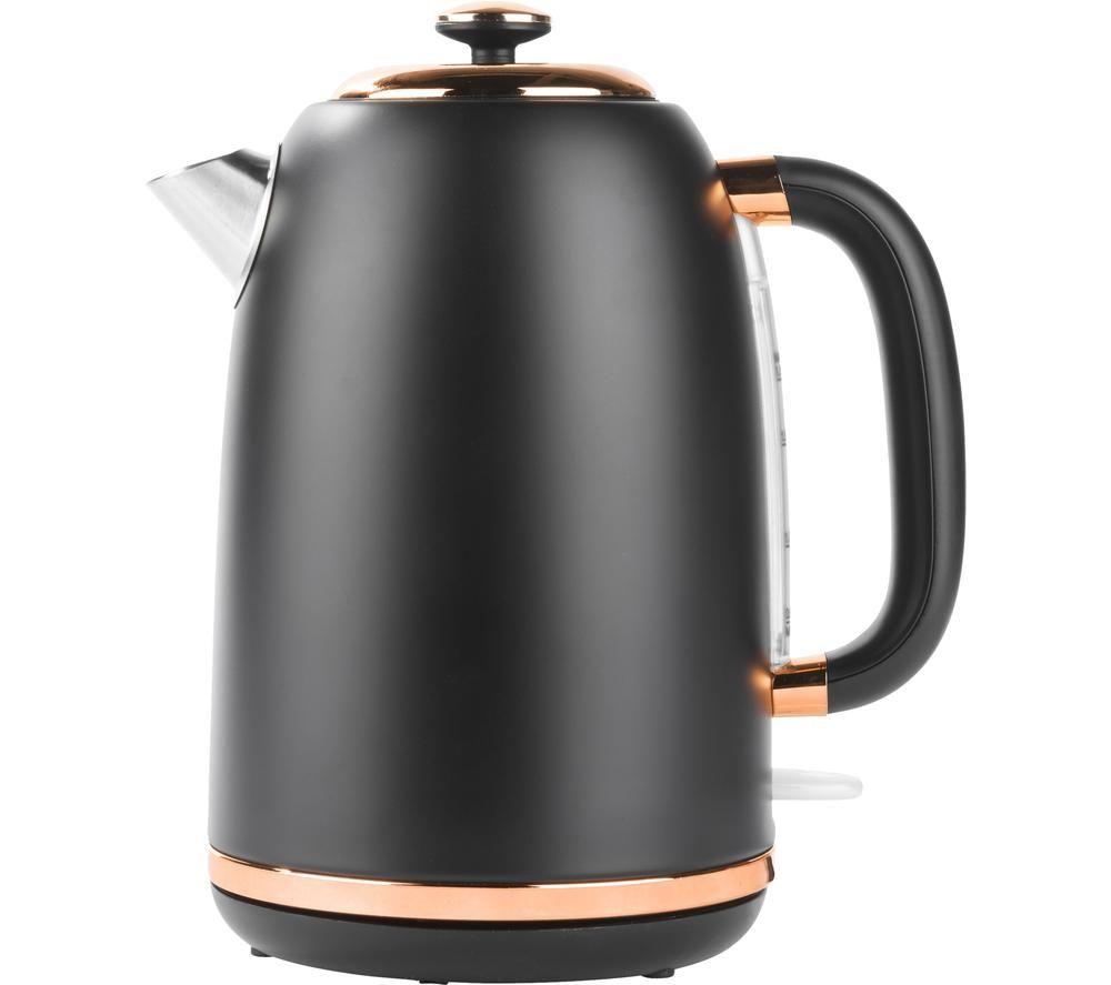 SALTER Nero EK4535 Jug Kettle - Black & Copper