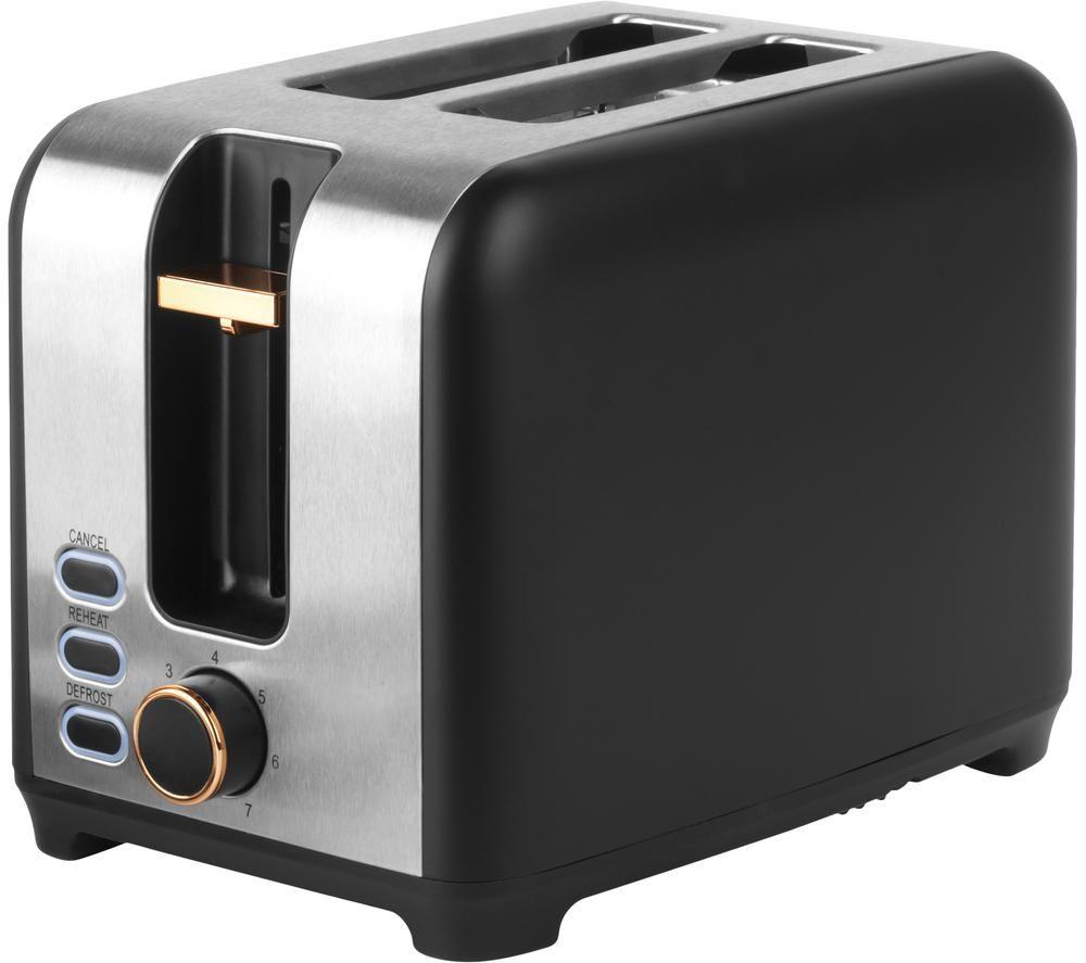 SALTER Nero EK4536 2-Slice Toaster - Black & Copper