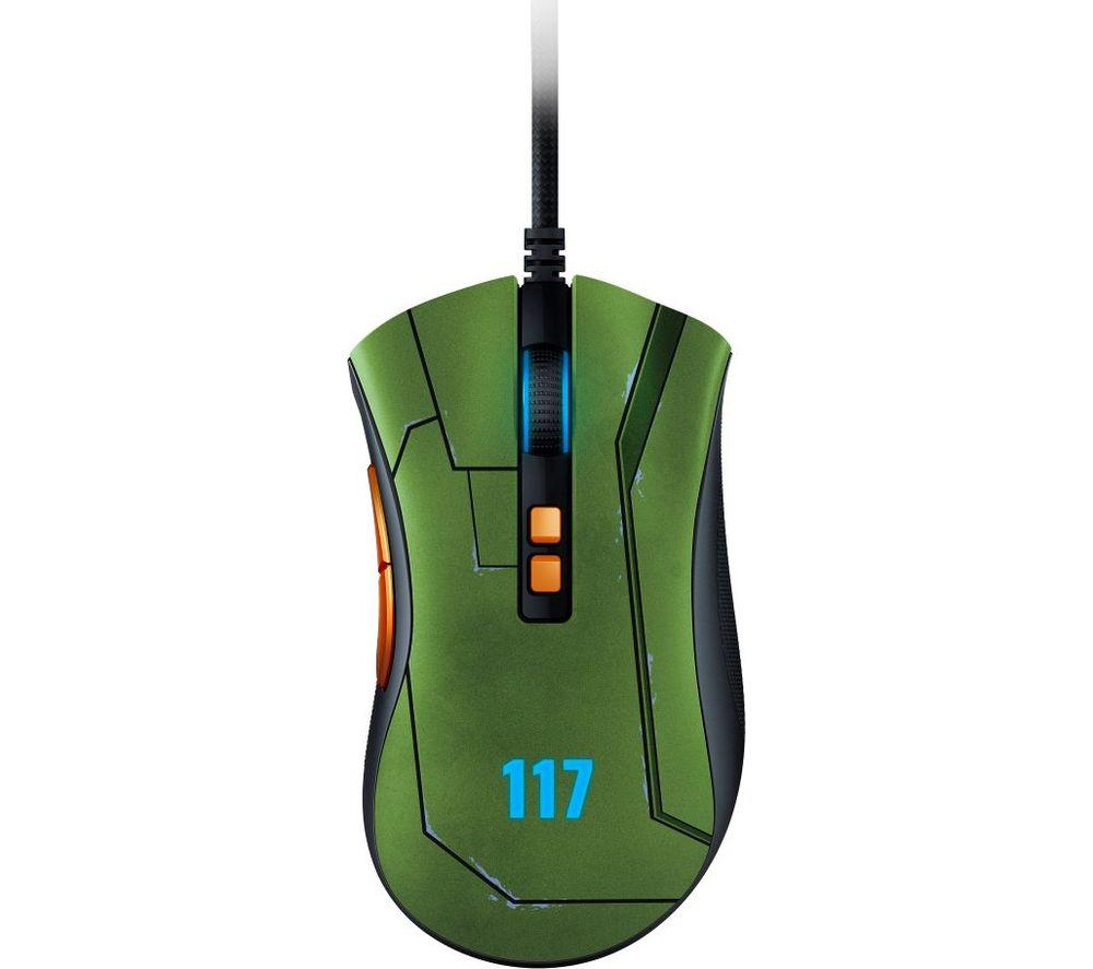 RAZER DeathAdder V2 Halo Infinite Edition Optical Gaming Mouse  Green