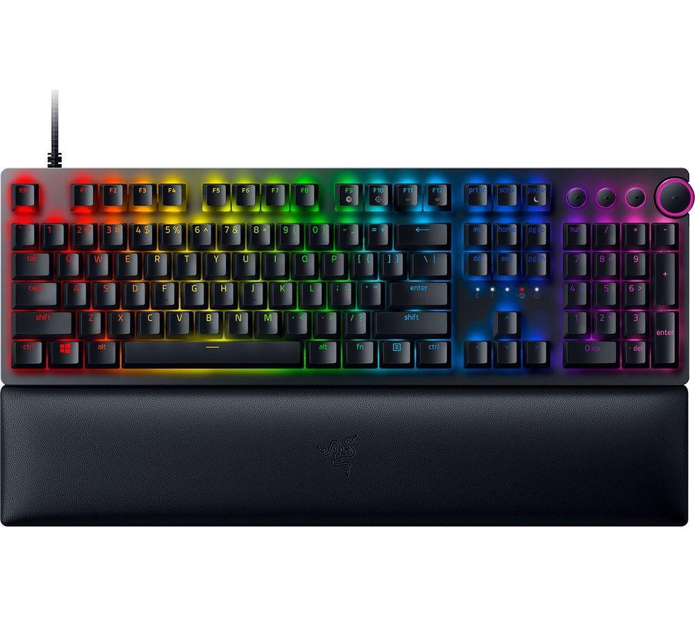 RAZER Huntsman V2 Mechanical Gaming Keyboard - Red Switches  Black