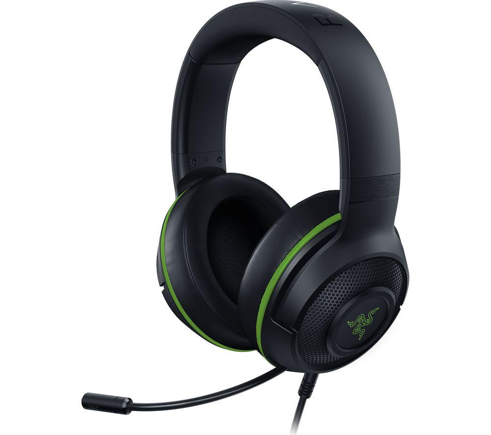 RAZER Kraken X for Console Gaming Headset - Black & Green  Green Black