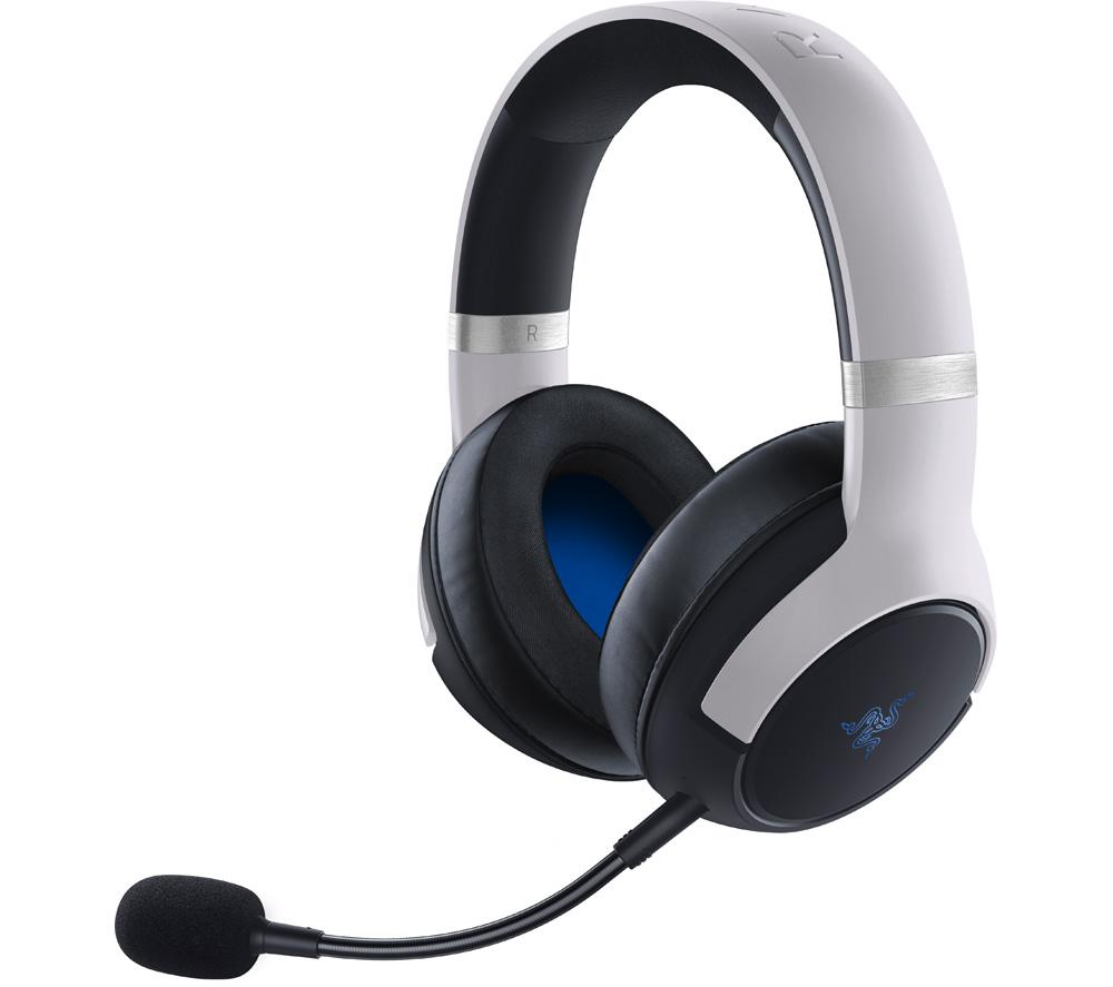 RAZER Kaira Pro for PlayStation Wireless Gaming Headset - Black & White  White Black