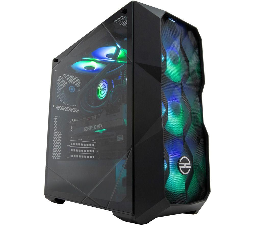 PCSPECIALIST Vortex XR Gaming PC - IntelCore i7  RTX 3080  1 TB HDD & 1 TB SSD  Black