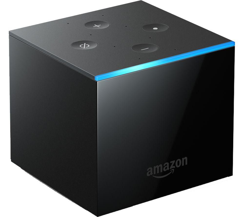 AMAZON Fire TV Cube 4K Ultra HD Streaming Media Player with Amazon Alexa