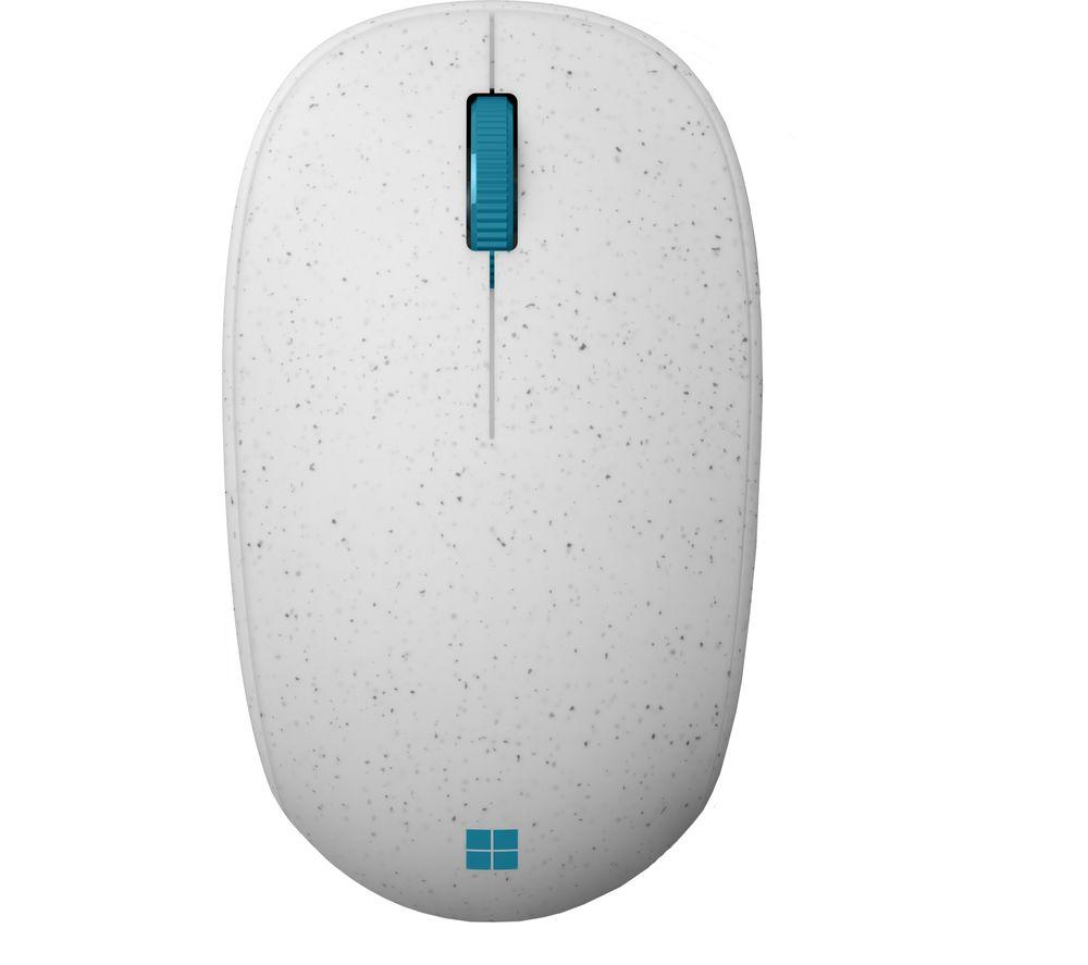 MICROSOFT Ocean Plastic Wireless Optical Mouse - Speckle  White