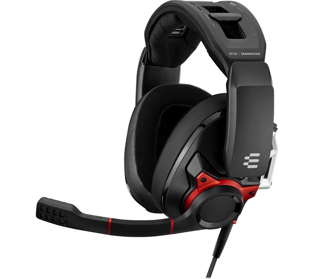 EPOS SENNHEISER GSP 600 2.0 Gaming Headset - Black & Red  Red Black
