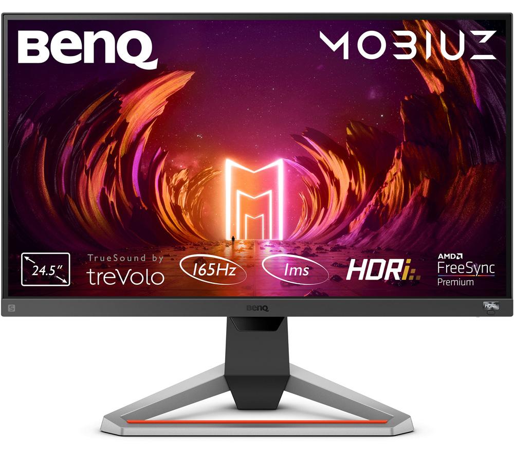 BENQ Mobiuz EX2510S Full HD 24.5inch IPS Gaming Monitor - Dark Grey  Silver/Grey