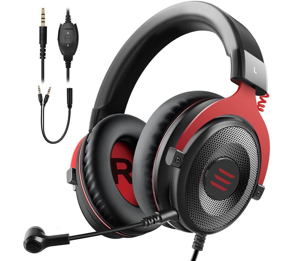 Eksa E900 Gaming Headset Red  Red