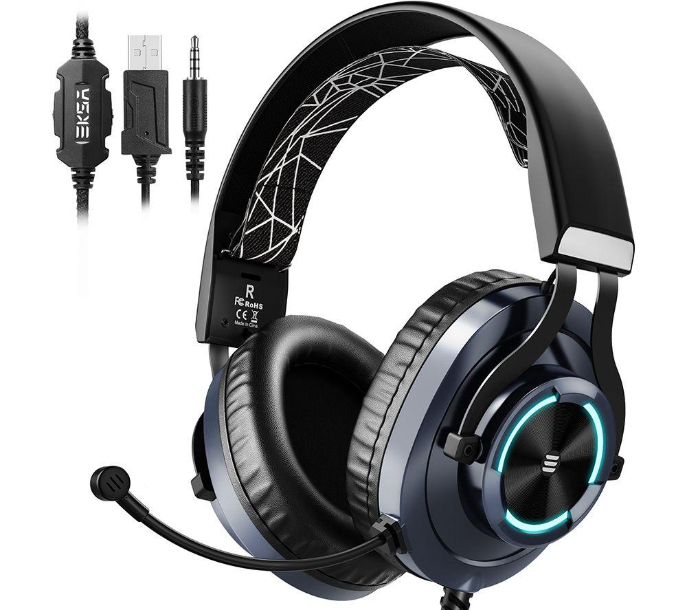Eksa E3000 Gaming Headset Metallic Blue  Blue
