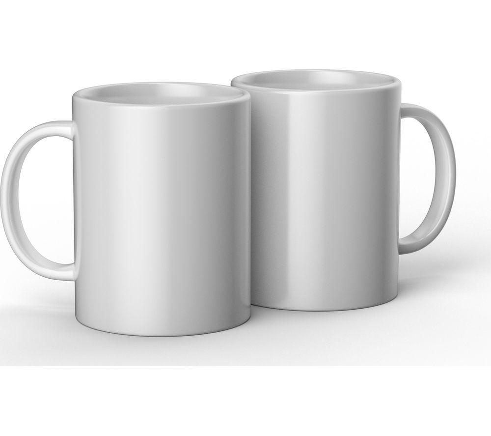 CRICUT Ceramic Mug Blank - White  Pack of 2