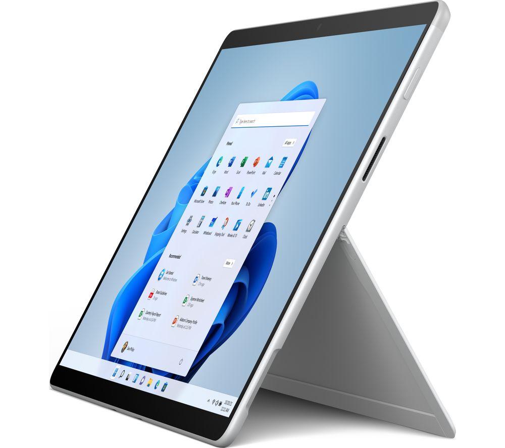 MICROSOFT 13inch SQ1 Surface Pro X - 256 GB SSD  Platinum  Silver/Grey