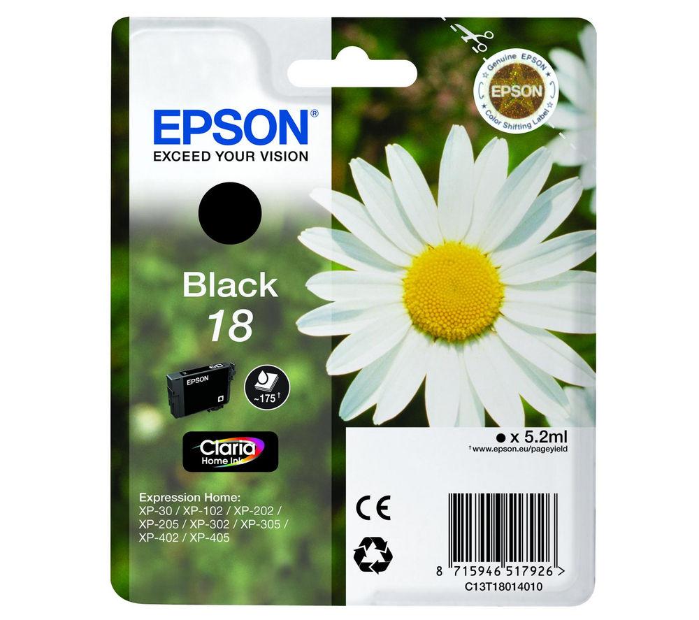 EPSON Daisy T1801 Black Ink Cartridge