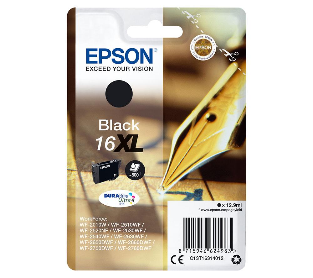 EPSON Pen & Crossword T1631 XL Black Ink Cartridge