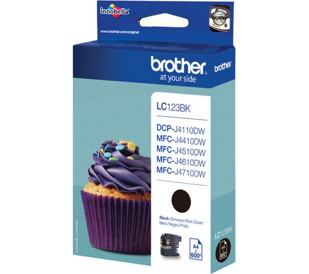 BROTHER LC123BK Black Ink Cartridge