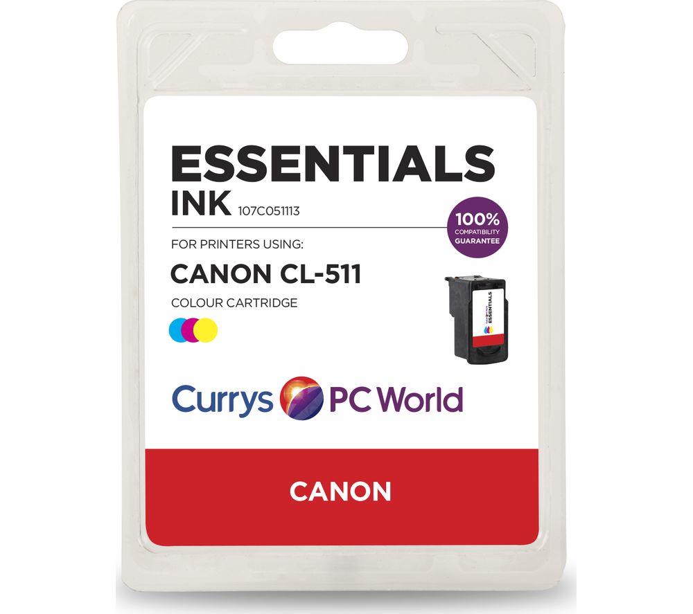 ESSENTIALS C511 Tri-colour Canon Ink Cartridge