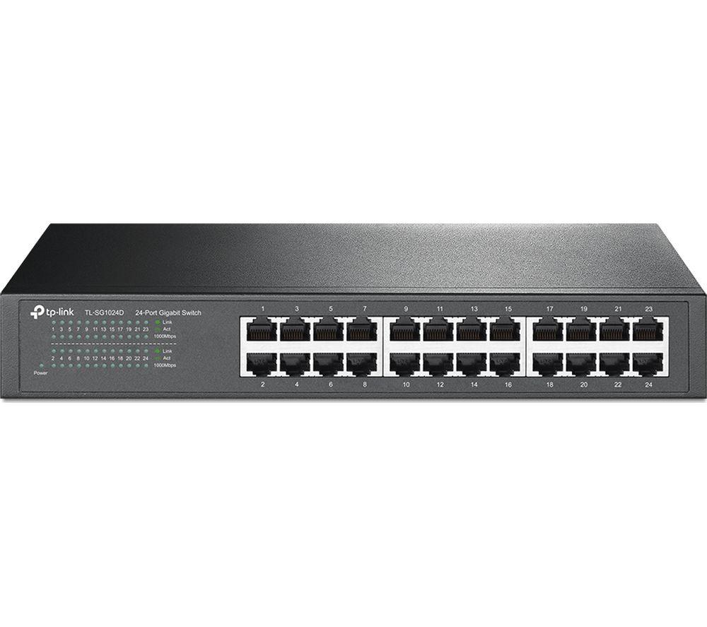 TP-LINK TL-SG1024D Network Switch - 24 port  Black