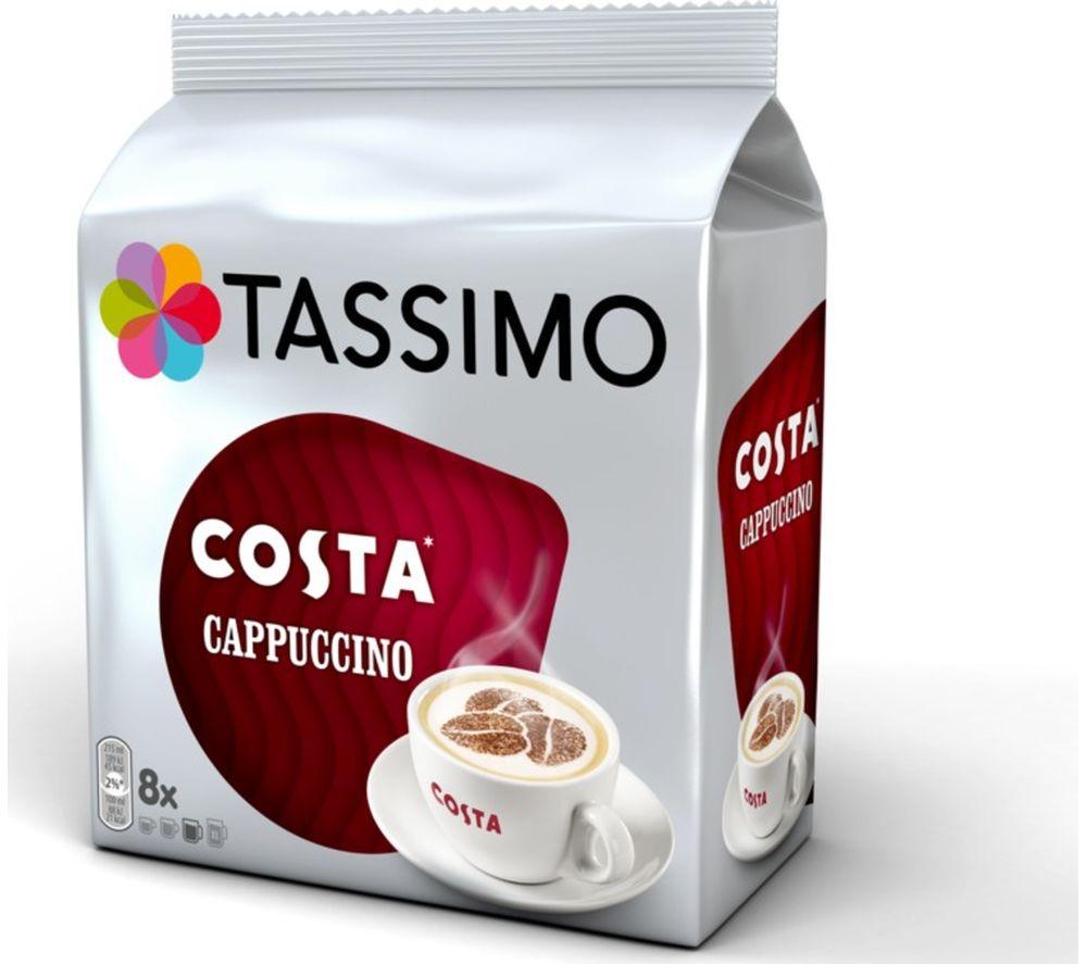 TASSIMO Costa Cappuccino T Discs - Pack of 8