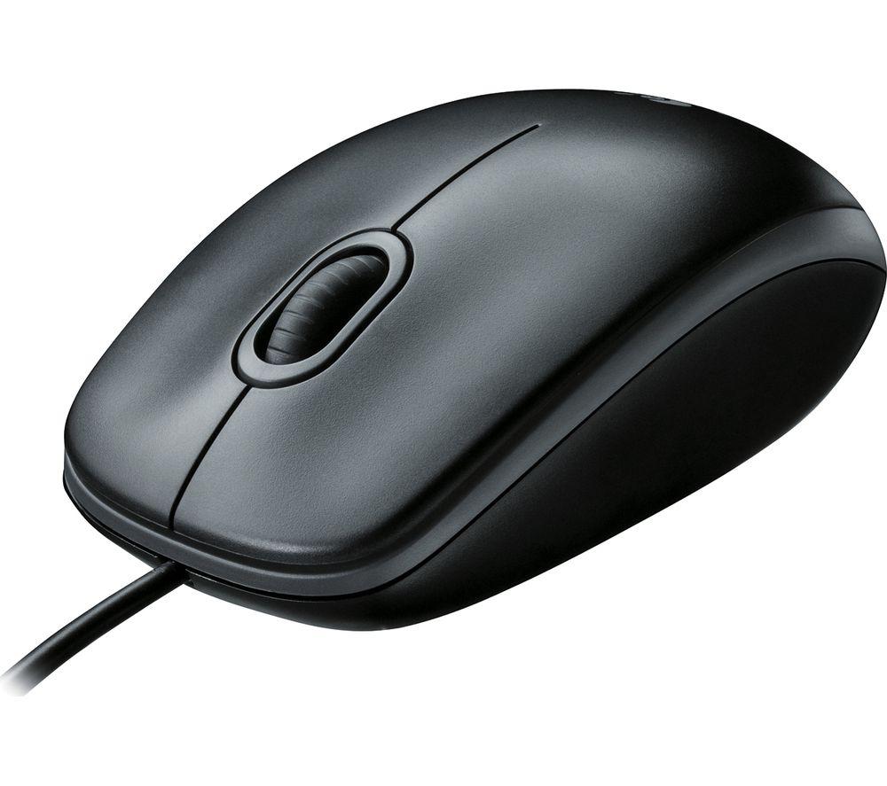LOGITECH B100 Optical Mouse  Black