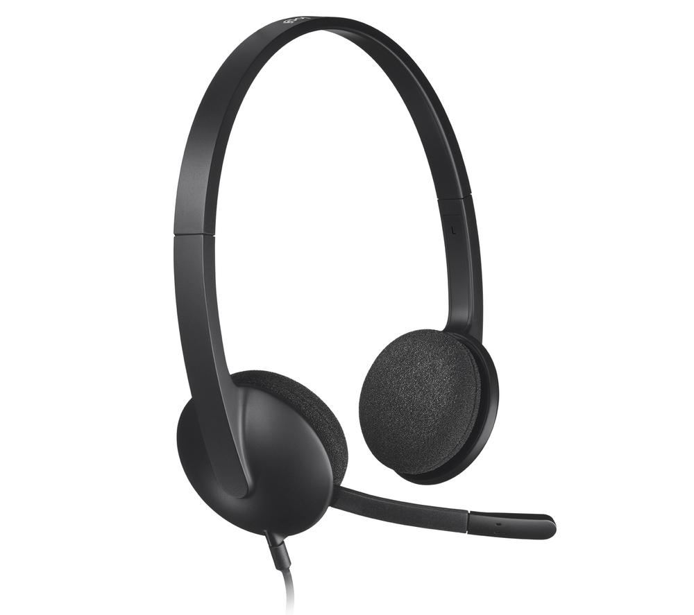 LOGITECH H340 USB Headset  Black