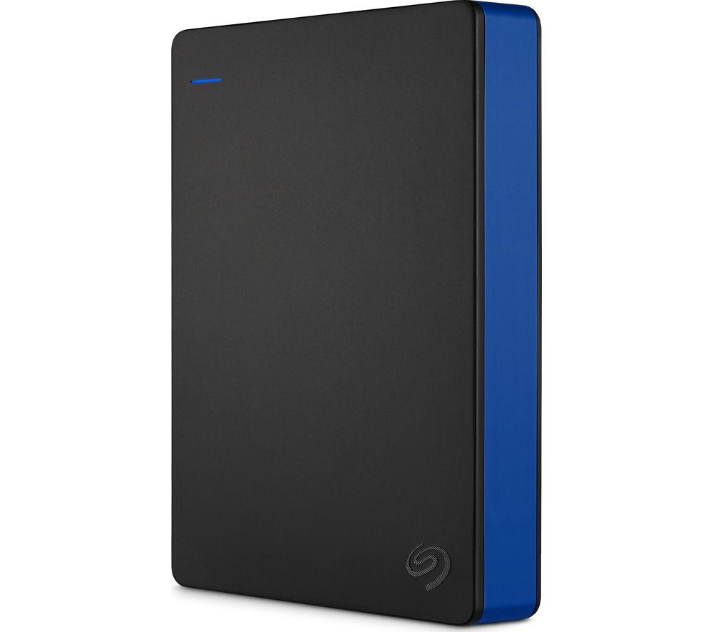 SEAGATE Gaming Portable Hard Drive for PS4 - 4 TB  Black  Blue