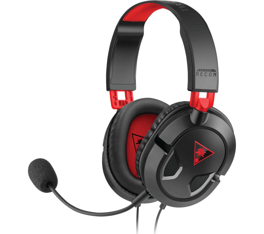 TURTLE BEACH Ear Force Recon 50 Gaming Headset - Black & Red
