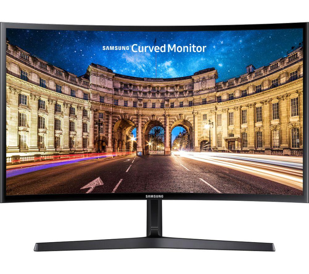 SAMSUNG C24F396 Full HD 24inch Curved LED Monitor  Black