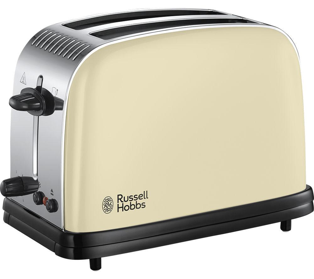 Russell Hobbs Stainless Steel 2Slice Toaster Cream  Stainless Steel