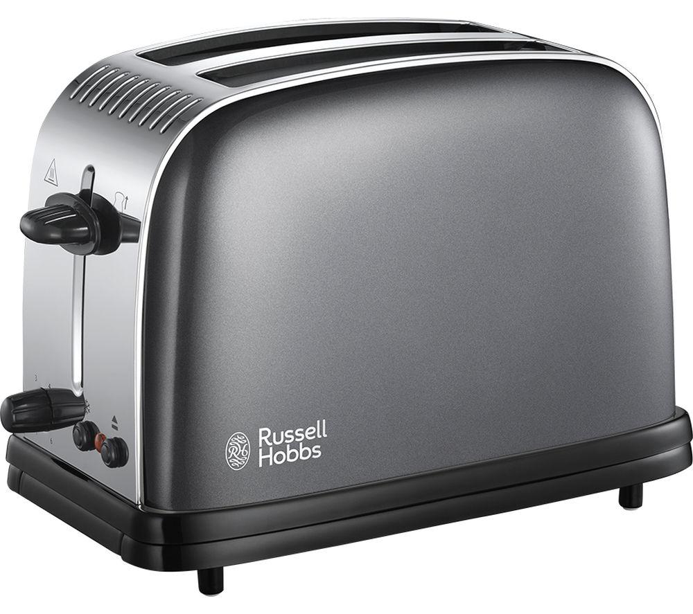Russell Hobbs Stainless Steel 2Slice Toaster Grey  Stainless Steel