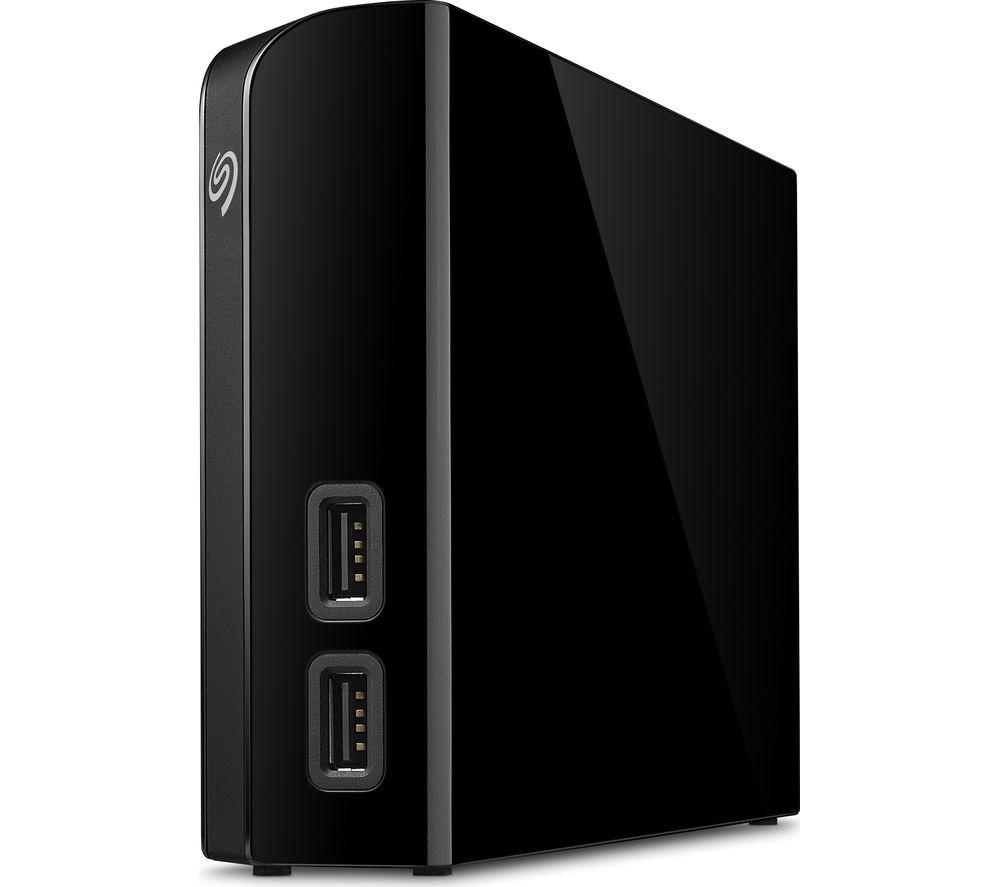 SEAGATE Backup Plus External Hard Drive - 8 TB  Black  Black