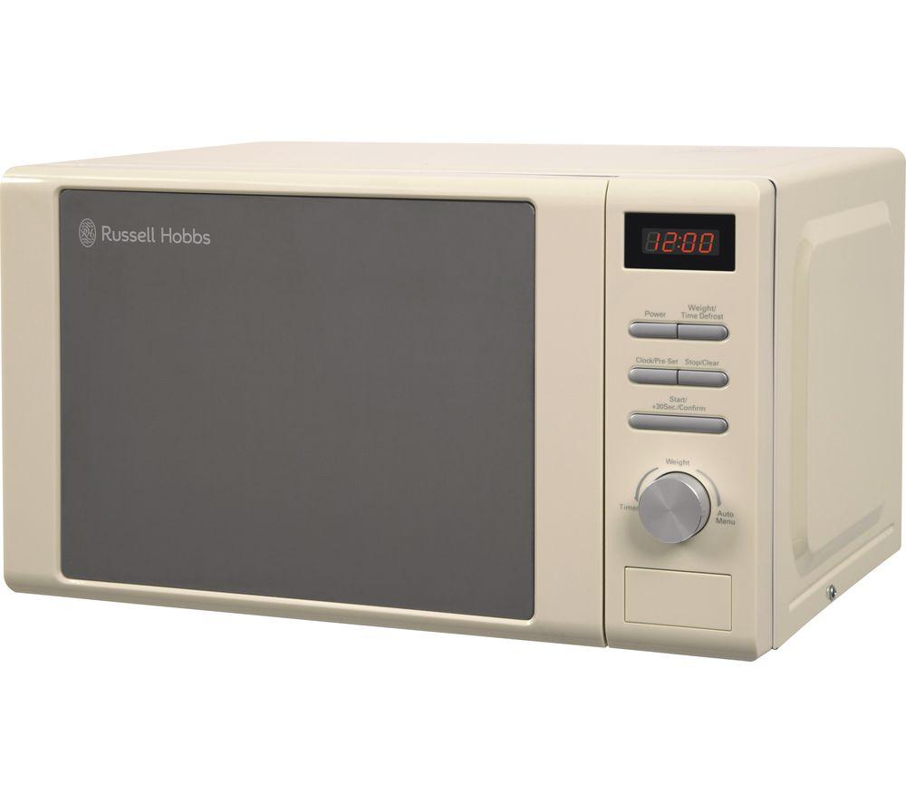 Russell Hobbs RHM2064C Compact Solo Microwave Cream