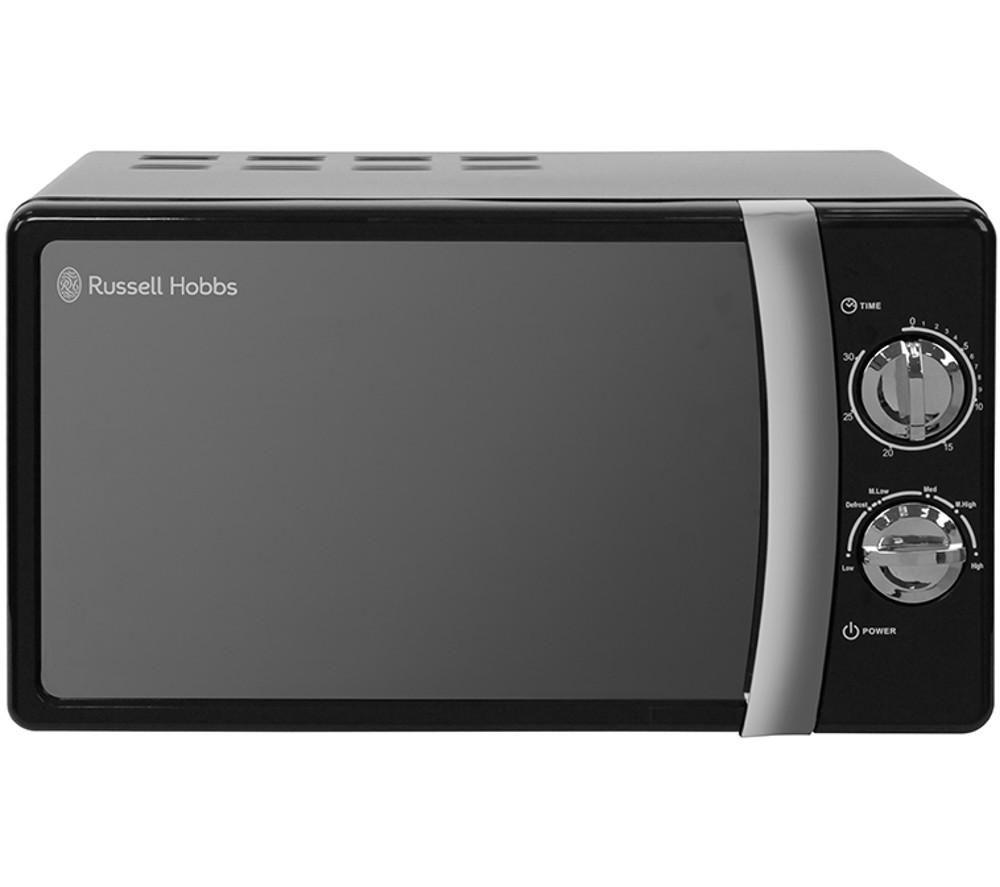RUSSELL HOBBS RHMM701B Compact Solo Microwave - Black