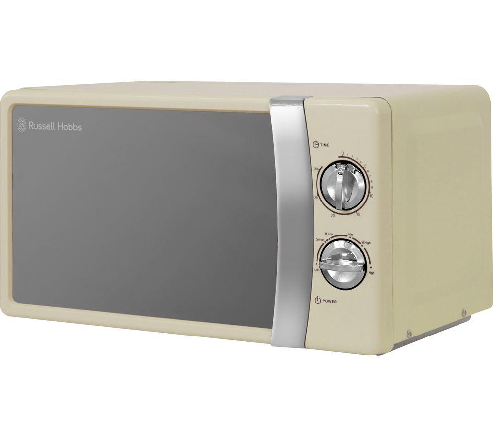 Russell Hobbs RHMM701C Compact Solo Microwave Cream