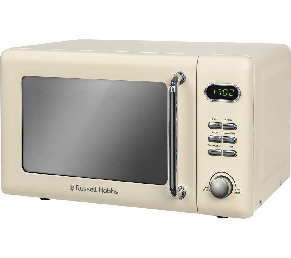 Russell Hobbs RHRETMD706C Compact Solo Microwave Cream