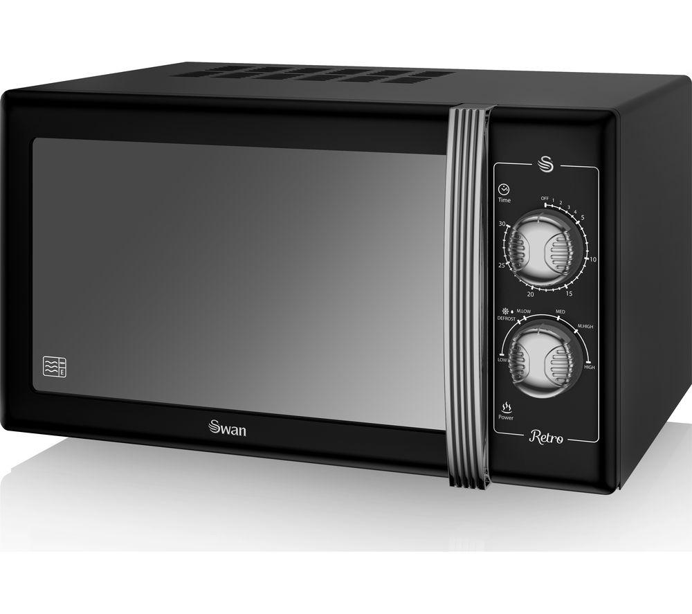 Swan Retro SM22070BN Solo Microwave Black