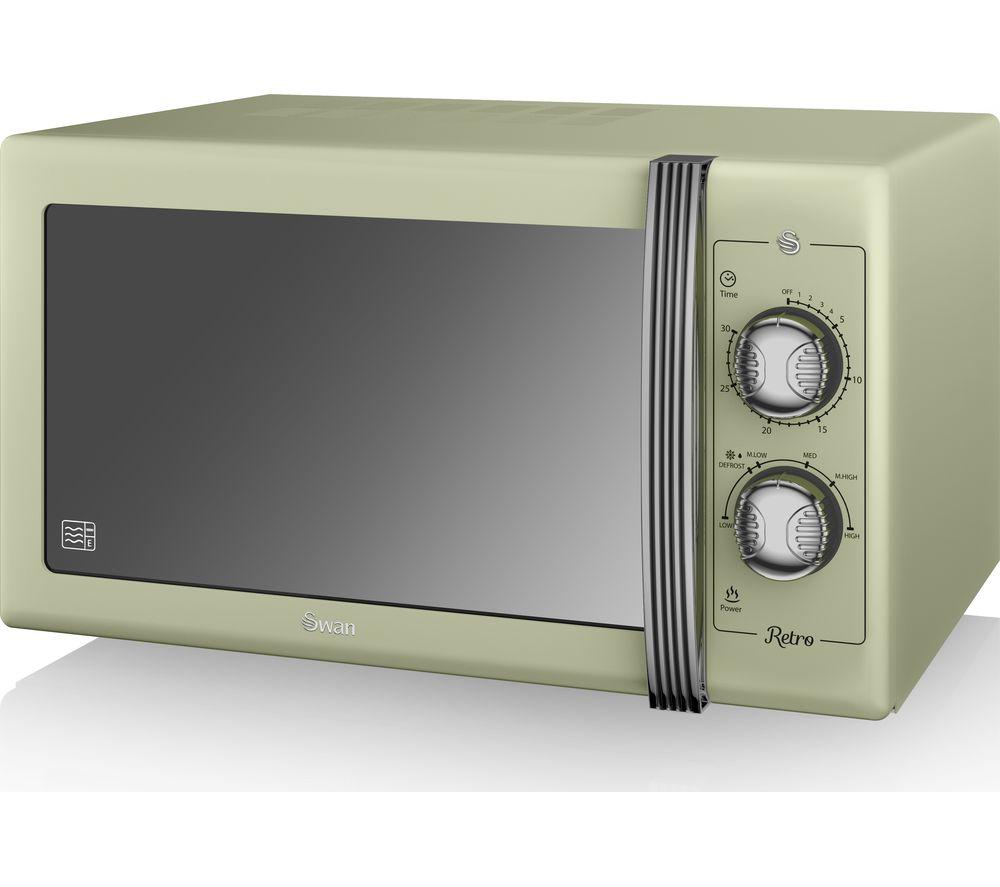 Swan Retro SM22070GN Solo Microwave Green