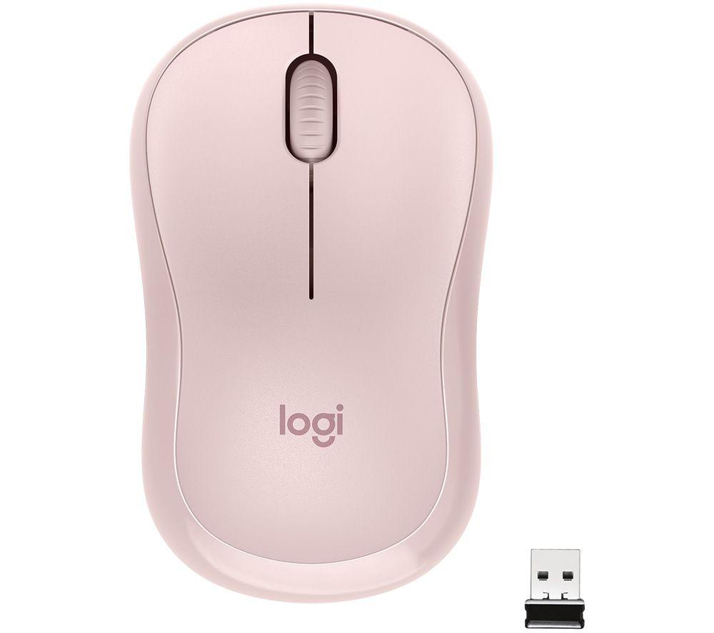 LOGITECH M220 Wireless Optical Mouse - Rose  Pink