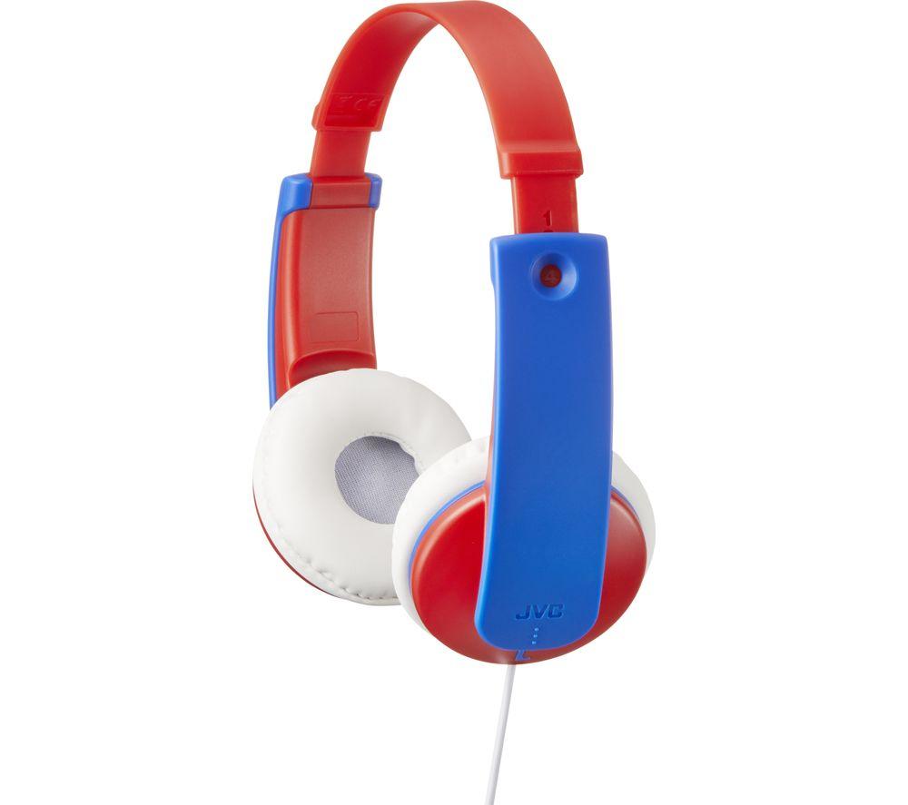 JVC Tinyphones HA-KD7 Kids Headphones - Blue & Red