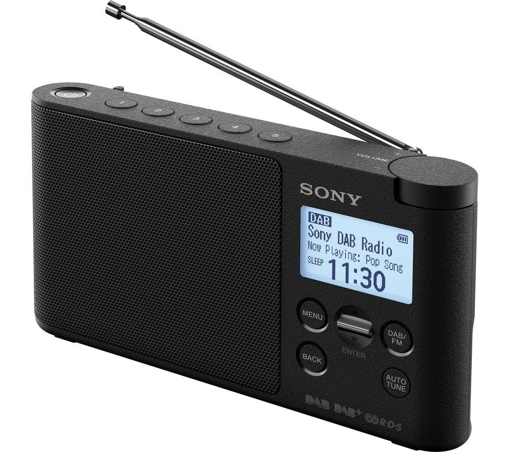 SONY XDR-S41D Portable DAB Clock Radio - Black