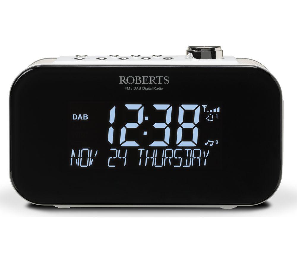 ROBERTS ORTUS3 DAB Clock Radio - White